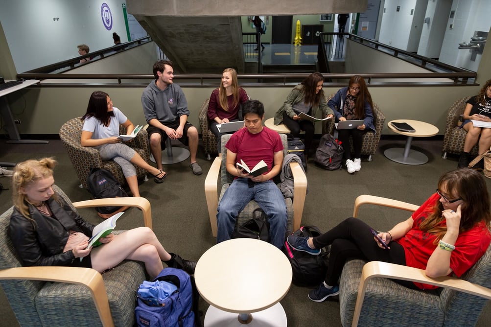 11 Indoor Study and Lounge Areas at JJC